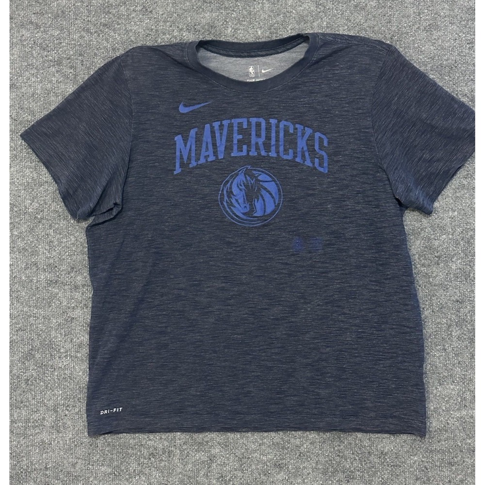 Nike Dallas Mavericks Men's NBA Authentic's Dri Fit T Shirt Size XL